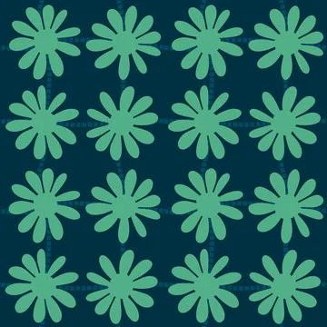 Abstract floral seamless flowers pattern for wrapping paper and fabrics and.. Illustrazione stock