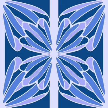 Abstract floral seamless flowers pattern for wrapping paper and fabrics and.. イラスト素材