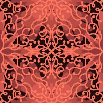 Abstract floral seamless flowers pattern for wrapping paper and fabrics and.. イラスト素材