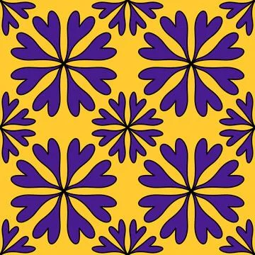 Abstract floral seamless flowers pattern for wrapping paper and fabrics and.. Illustrazione stock
