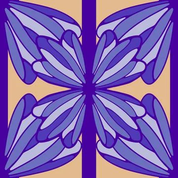 Abstract floral seamless flowers pattern for wrapping paper and fabrics and.. Illustrazione stock