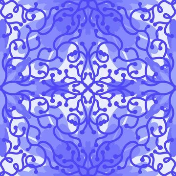 Abstract floral seamless flowers pattern for wrapping paper and fabrics and.. Illustrazione stock