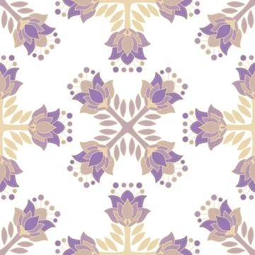 Abstract floral seamless flowers pattern for wrapping paper and fabrics and.. イラスト素材