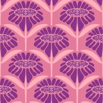 Abstract floral seamless flowers pattern for wrapping paper and fabrics and.. 스톡 일러스트