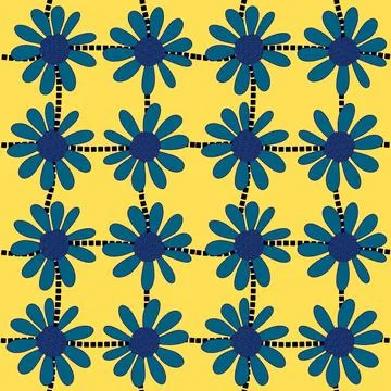 Abstract floral seamless flowers pattern for wrapping paper and fabrics and.. Illustrazione stock