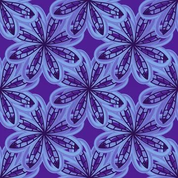 Abstract floral seamless flowers pattern for wrapping paper and fabrics and.. Stockillustratie