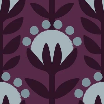 Abstract floral seamless flowers pattern for wrapping paper and fabrics and.. イラスト素材