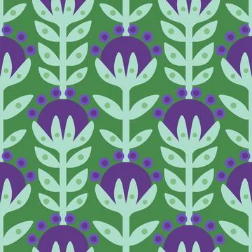 Abstract floral seamless flowers pattern for wrapping paper and fabrics and.. イラスト素材