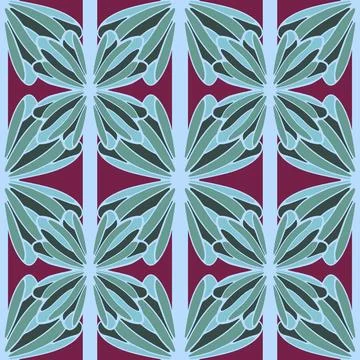 Abstract floral seamless flowers pattern for wrapping paper and fabrics and.. Illustrazione stock