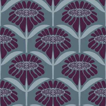 Abstract floral seamless flowers pattern for wrapping paper and fabrics and.. 스톡 일러스트