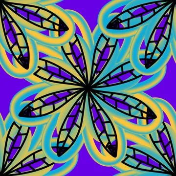 Abstract floral seamless flowers pattern for wrapping paper and fabrics and.. イラスト素材