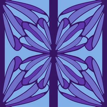 Abstract floral seamless flowers pattern for wrapping paper and fabrics and.. イラスト素材