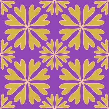 Abstract floral seamless flowers pattern for wrapping paper and fabrics and.. Stock Illustration