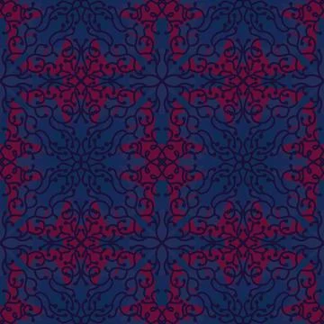 Abstract floral seamless flowers pattern for wrapping paper and fabrics and.. Illustrazione stock