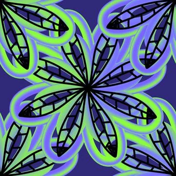 Abstract floral seamless flowers pattern for wrapping paper and fabrics and.. Stock Illustration