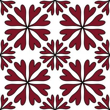 Abstract floral seamless flowers pattern for wrapping paper and fabrics and.. Stock Illustration
