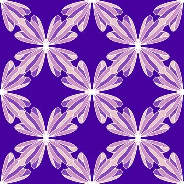 Abstract floral seamless flowers pattern for wrapping paper and fabrics and.. Stock Illustration