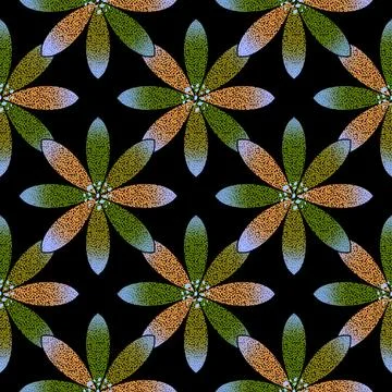 Abstract floral seamless flowers pattern for wrapping paper and fabrics and.. Stock Illustration