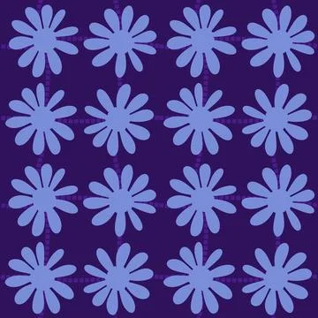 Abstract floral seamless flowers pattern for wrapping paper and fabrics and.. Stockillustratie
