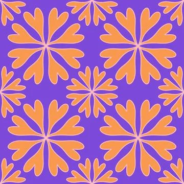 Abstract floral seamless flowers pattern for wrapping paper and fabrics and.. Stock Illustration
