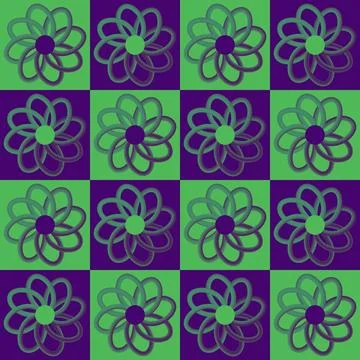 Abstract floral seamless flowers pattern for wrapping paper and fabrics and.. イラスト素材