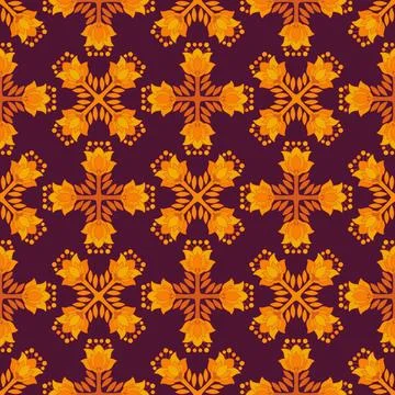 Abstract floral seamless flowers pattern for wrapping paper and fabrics and.. イラスト素材