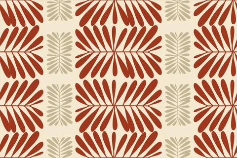 Abstract floral seamless pattern background Stock Illustration