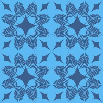 Abstract floral seamless pattern, creative floral background colorful print,  Stock Illustration