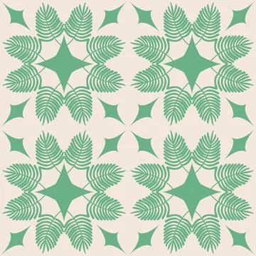 Abstract floral seamless pattern, creative floral background colorful print Stock Illustration