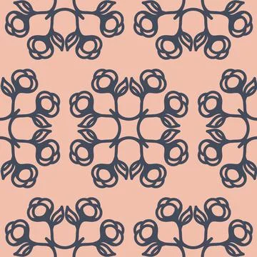 Abstract floral seamless pattern, creative floral background colorful print Stock Illustration