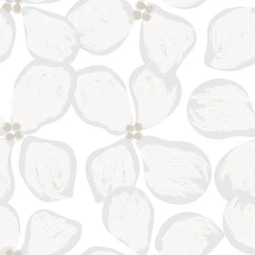 Abstract Floral Seamless Pattern Design Stock Illustration