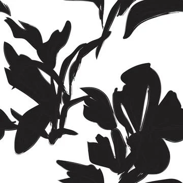 Abstract Floral seamless pattern design for fashion and home textiles, grap.. Stock Illustration