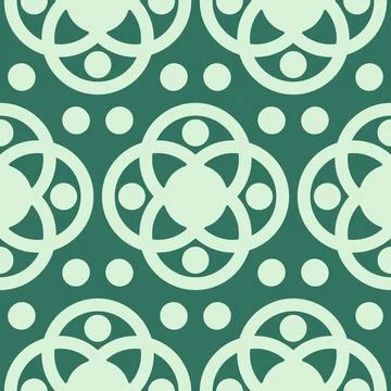 Abstract floral seamless pattern on green emerald background, design textile  스톡 일러스트