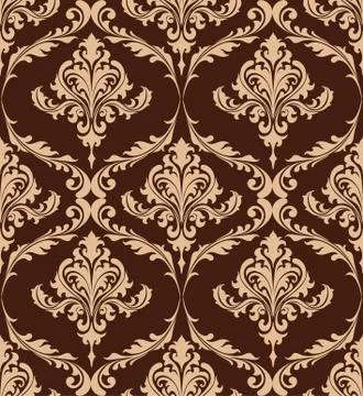 Abstract floral seamless pattern Stockillustratie