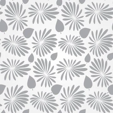 Abstract floral seamless pattern Stock Illustration