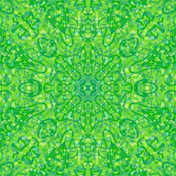 Abstract Floral Seamless Pattern Stock Illustration