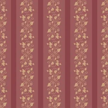 Abstract floral seamless pattern Stock Illustration