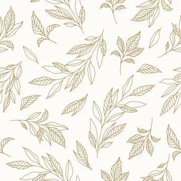 Abstract floral seamless pattern. Vector design for paper, cover, fabric Stock Illustration