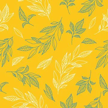 Abstract floral seamless pattern. Vector design for paper, cover, fabric Stock Illustration