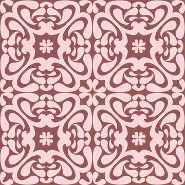 Abstract floral seamless pattern, vector illustration for design Stock Illustration