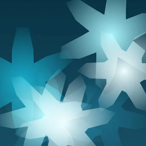 Abstract floral shapes with a gradient background in teal and white. Stock Footage 327259604
