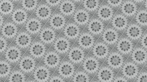 Abstract Floral Tile Pattern Stock Footage 318954386