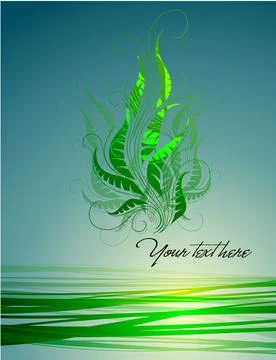 Abstract Floral vector design Stock-Illustration