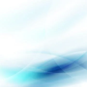 Abstract flow blue and space for your text, vector illustration Stock Illustration