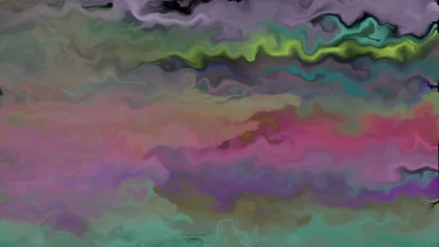 Abstract flow of colored smoke or liquid moving Stock Footage 102137468