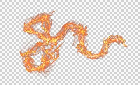 Abstract flow of flame transparent texture, fire isolated. Flames effect png 스톡 일러스트