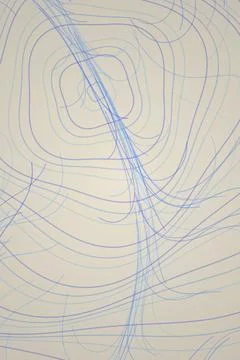 Abstract Flow Lines on Beige Background Stock Illustration
