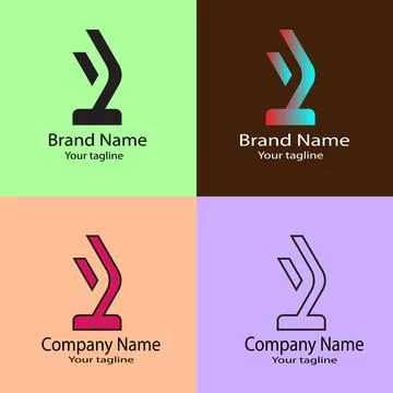 Abstract Flow Logo Stock Illustration