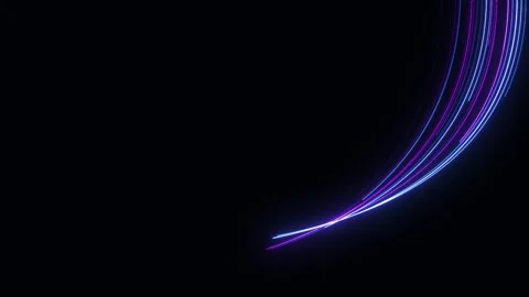 Abstract Flow of Neon Energy – Sci-Fi Inspired Background Stock Footage 298034219