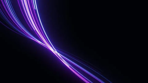 Abstract Flow of Neon Energy – Sci-Fi Inspired Background Stock Footage 298034221